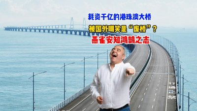 ​耗资千亿的港珠澳大桥，被国外嘲笑是废桥？燕雀安知鸿鹄之志？