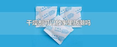 ​干燥剂可以吸潮吗 家用防潮干燥剂使用方法