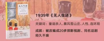 ​十本书，读懂阿加莎·克里斯蒂（七）《无人生还》