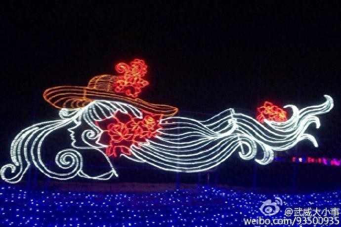 美爆了!不用去北上广 武威的摩天轮也