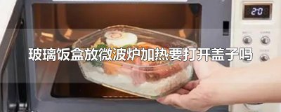 ​玻璃饭盒放微波炉加热要打开盖子吗