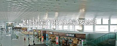 飞机延误能不能晚点过安检 飞机延误后可以晚点安检吗