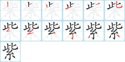 ​紫的部首是什么怎么读（紫字介绍）