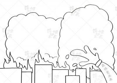 ​预防火灾手抄报（简单消防手抄报）