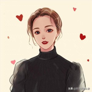 ​换个头像吧，清新复古的女生手绘头像，彰显女性魅力