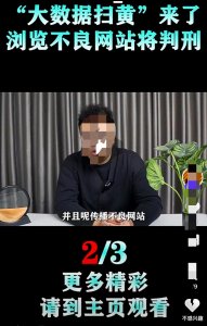 大数据扫黄”来临:浏览不良网站后果很严重这些情况或面临判刑!